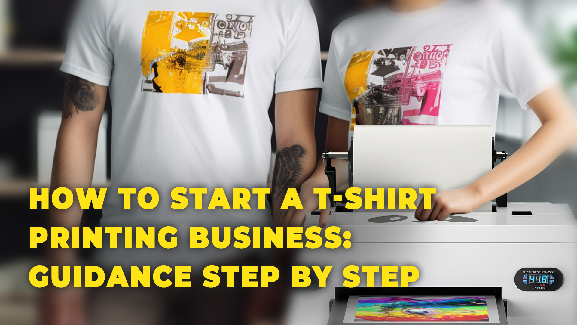 how to start printing your own t shirts