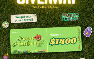 Procolored “Forest Print Club” Electric Forest 2026 Ticket Giveaway