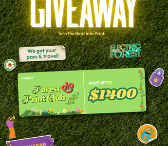 Procolored “Forest Print Club” Electric Forest 2026 Ticket Giveaway