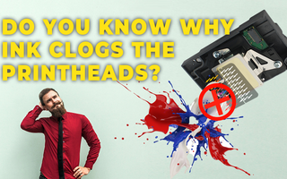 Do you know why ink clogs the printheads?