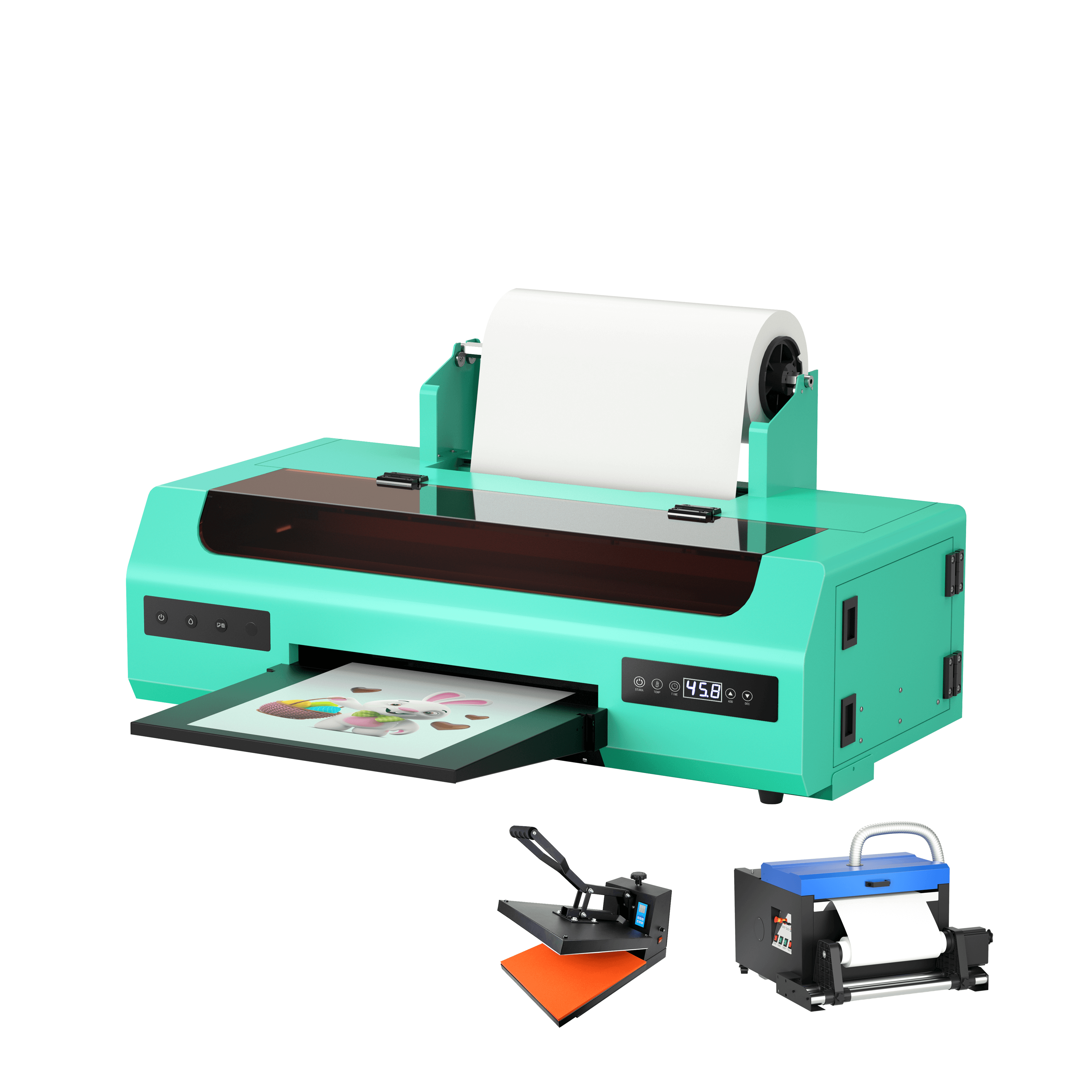 17-Zoll-Einzelkopf-A3+-DTF-Drucker R1390, Rollenversion mit einzigartigem Aussehen und Farbe 