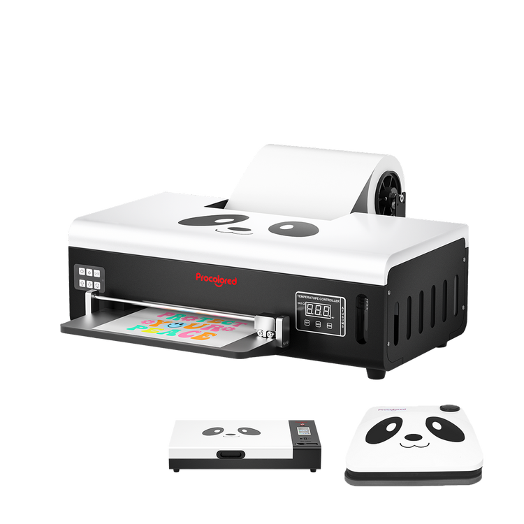 Procolored F8 Panda DTF Printer 8.2" A4 L800 & Complete Bundle