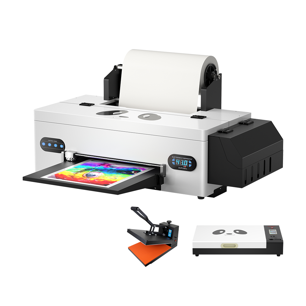 13-Zoll-Einzelkopf-A3-DTF-Drucker, Direkt-auf-Film-Drucker, Walzenversion L1800 und Komplettpaket