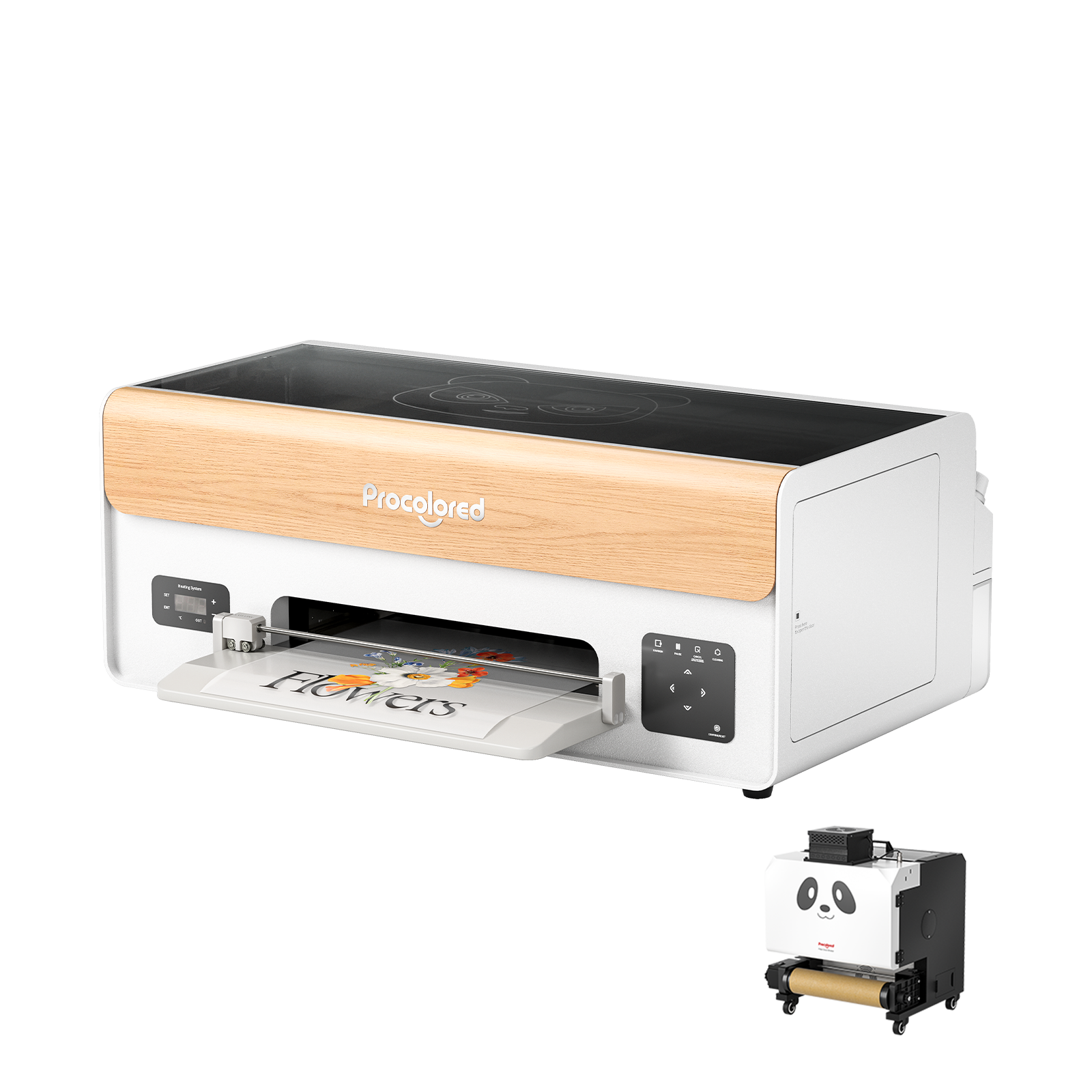 Procolored P13 printer with wooden side panel with a Shaker