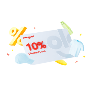 Procolored Selected Material 10% Discount Card