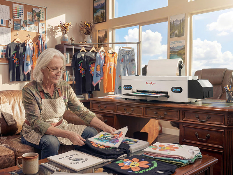 Direct-to-film curing oven