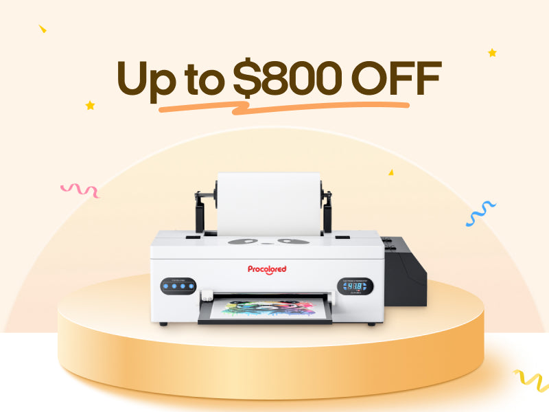 Direct to Transfer Film Ink —— Cyan, Magenta, Yellow, Black + White Ink)