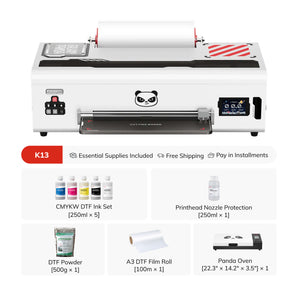 Procolored K13 DTF Printer 13" A3 & Oven- White