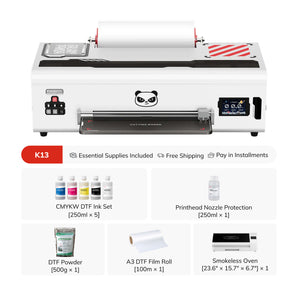 Procolored K13 DTF Printer 13" A3 & Oven Premium- White