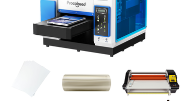 Procolored V11 Pro UV Printer 11.4" A3 Dual TX800 & Jigs & UV Laminator