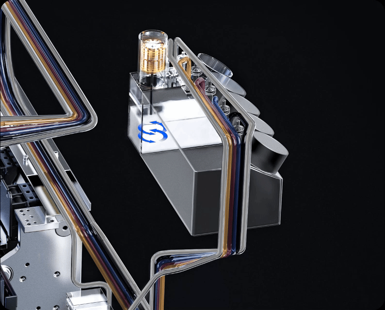 White ink circulation system in DTF printers preventing clogging