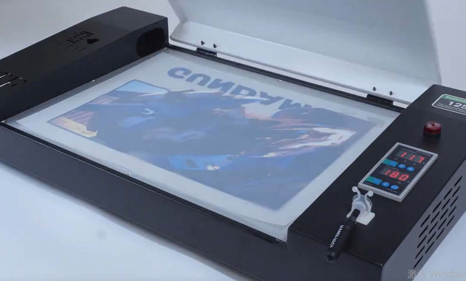 Curing Process - The powdered prints are cured in the oven